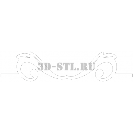 Pattern 63 | DXF and CDR - vector file for laser and CNC milling machines (CorelDraw, ArtCAM, AutoCAD, etc.)
