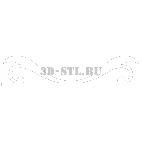 Pattern 84 | DXF and CDR - vector file for laser and CNC milling machines (CorelDraw, ArtCAM, AutoCAD, etc.)