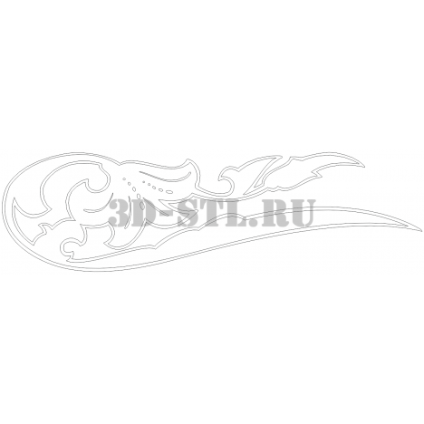 Pattern 14 | DXF and CDR - vector file for laser and CNC milling machines (CorelDraw, ArtCAM, AutoCAD, etc.)