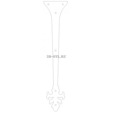 Element 15 | DXF and CDR - vector file for laser and CNC milling machines (CorelDraw, ArtCAM, AutoCAD, etc.)
