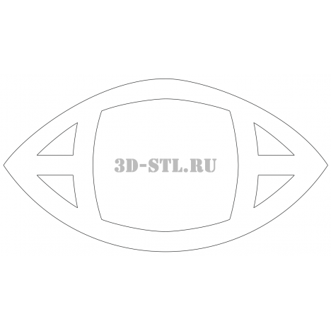 Pattern Element 46 | DXF and CDR - vector file for laser and CNC milling machines (CorelDraw, ArtCAM, AutoCAD, etc.)