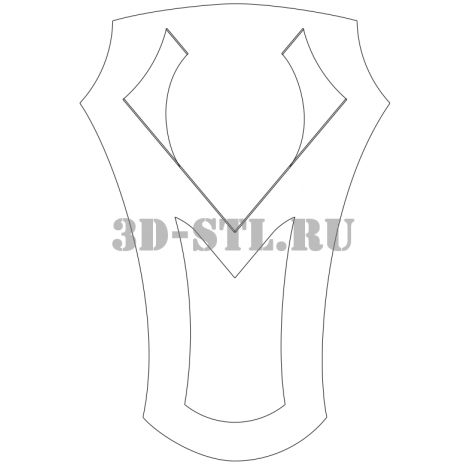 Pattern Element 36 | DXF and CDR - vector file for laser and CNC milling machines (CorelDraw, ArtCAM, AutoCAD, etc.)