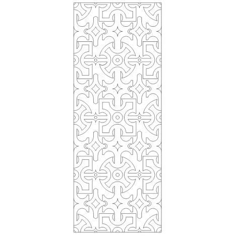 Pattern Element 50 | DXF and CDR - vector file for laser and CNC milling machines (CorelDraw, ArtCAM, AutoCAD, etc.)