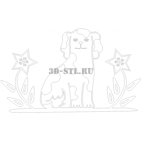 Pattern element 112 | DXF and CDR - vector file for laser and CNC milling machines (CorelDraw, ArtCAM, AutoCAD, etc.)