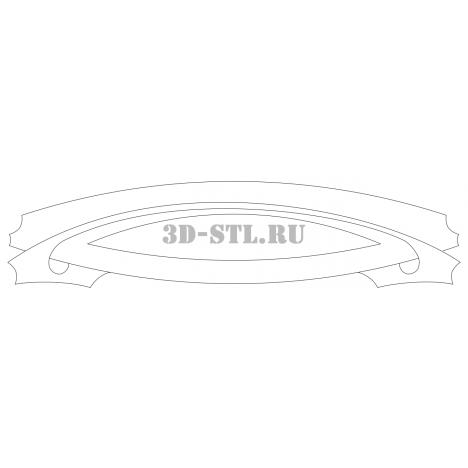 Pattern Element 24 | DXF and CDR - vector file for laser and CNC milling machines (CorelDraw, ArtCAM, AutoCAD, etc.)
