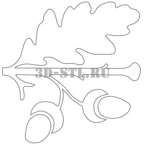 Pattern Element 104 | DXF and CDR - vector file for laser and CNC milling machines (CorelDraw, ArtCAM, AutoCAD, etc.)