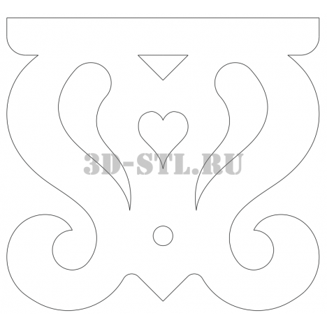 Leg 16 | DXF and CDR - vector file for laser and CNC milling machines (CorelDraw, ArtCAM, AutoCAD, etc.)