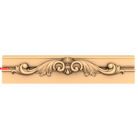 Elegant CNC molding - 3D STL model