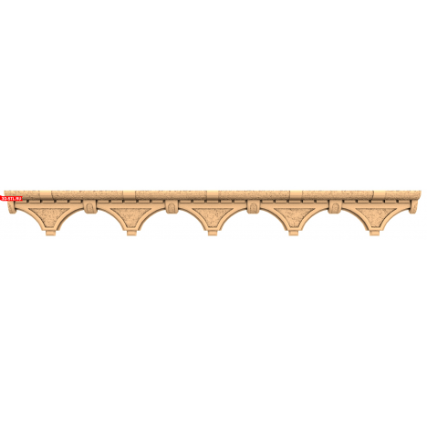 3D model of a baguette in STL format for a CNC machine