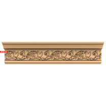 Baguette Floral Ornament