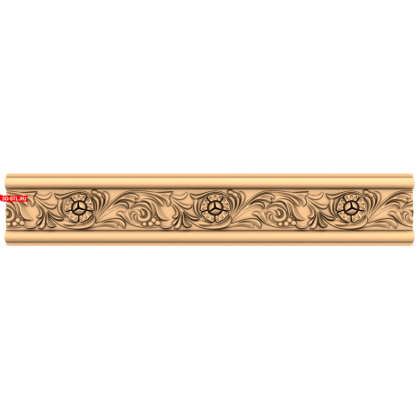 3D model of the baguette 