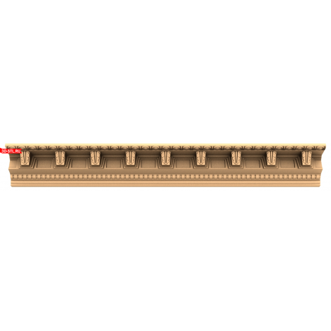 Imperial Classic 3D STL Baguette for CNC Machine