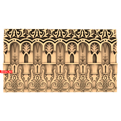 3D model of a baguette in STL format for a CNC machine