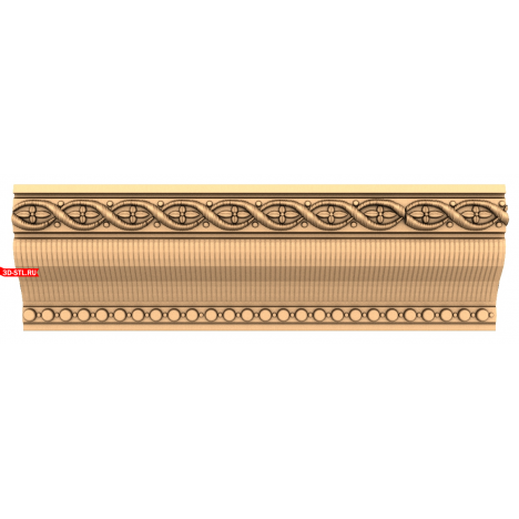 STL 3D model of the baguette 