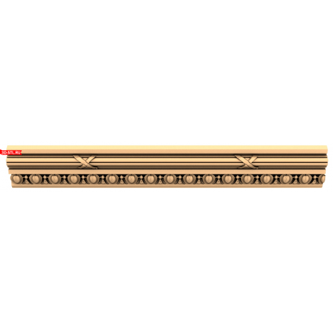 3D model of the baguette 