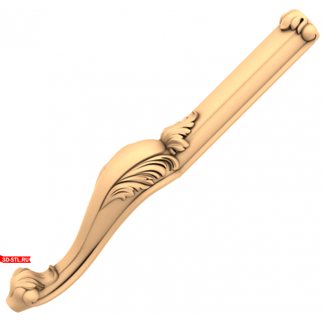 3D model of the Sail of Inspiration leg for CNC milling