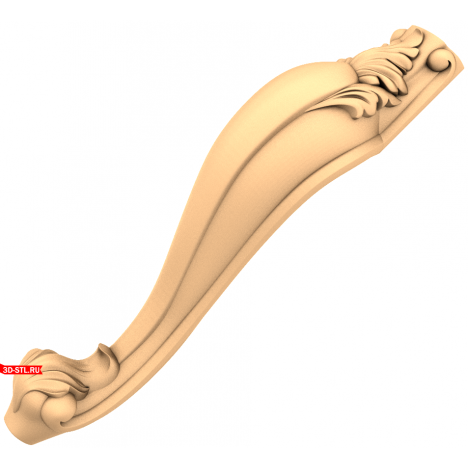 Elegant Pommel - 3D STL Model for CNC