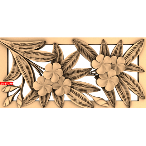 Tropical Sophistication 3D STL model for CNC