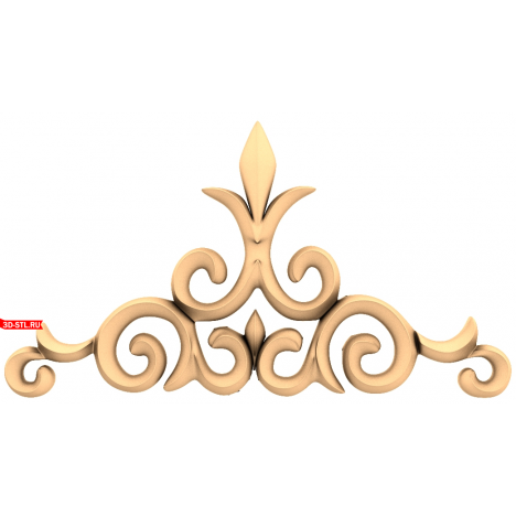 Style Twist - 3D decorative model in STL format for CNC