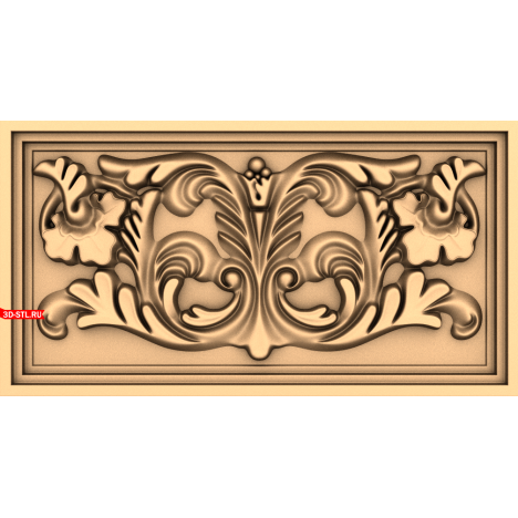  Ornamental Symphony - 3D STL model for CNC machine