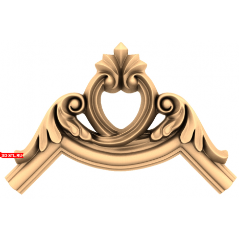 Elegant Classic - 3D decorative model in STL format for CNC