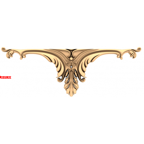 Luxurious Ornament - 3D model for CNC machine in STL format