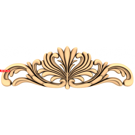 Luxurious Ornament - STL model for CNC