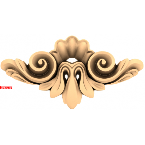 Ornamental Whirlwind Decor - 3D CNC model