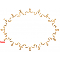 Elegant ornament for milling