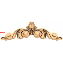 Carved wreath