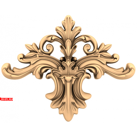 Luxurious Ornament - 3D STL model for CNC