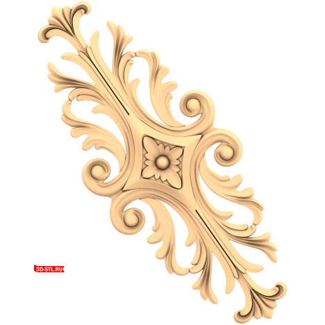 Luxurious Ornament - 3D STL model for CNC machine
