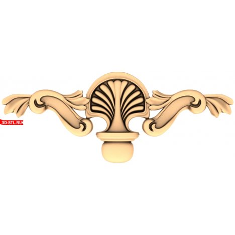 CNC Decor: Elegant 3D Model in STL Format