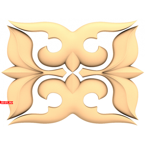 Ornamental Symphony - 3D STL model for CNC