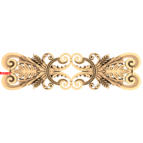 Elegant decor with plant motifs