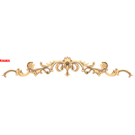 Luxurious Ornament - 3D STL model for CNC