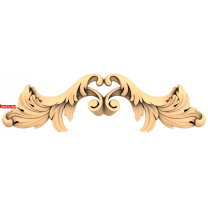 Ornate ornament for milling