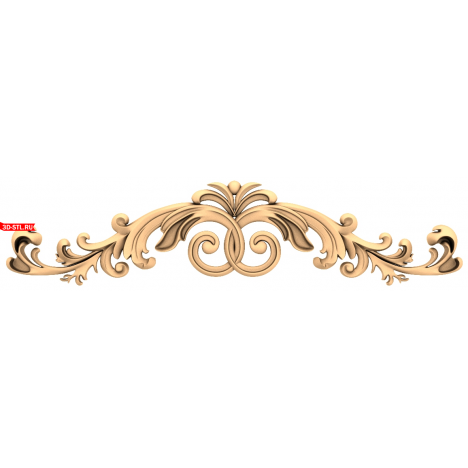  Grace Ornament Decor - 3D STL model for CNC milling
