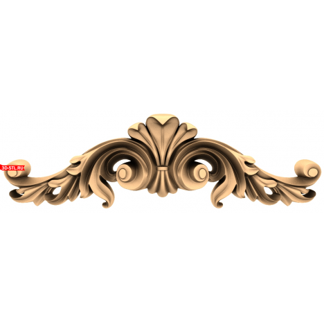 Elegant 3D decor in STL format for CNC machines