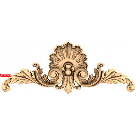 3D Model of Decor in STL Format for CNC Machine