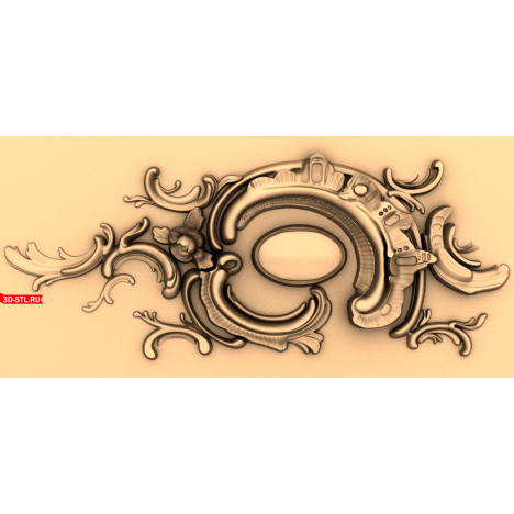 Renaissance Decor - 3D STL model for CNC router