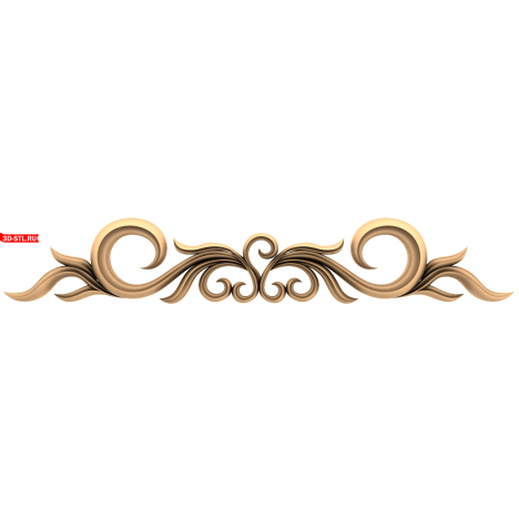 Vortex of Elegance - 3D STL model for CNC