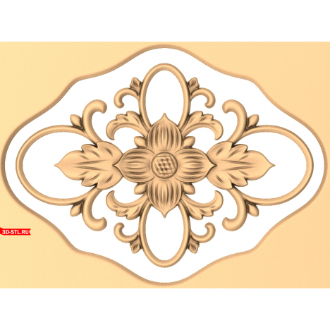 Flower Symphony - 3D STL model for CNC machine
