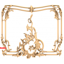 Elegant frame with ornament