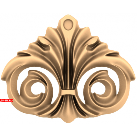 Classic Ornament - 3D STL model for CNC machine