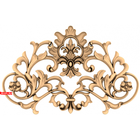 Decor for CNC milling - 3D STL model