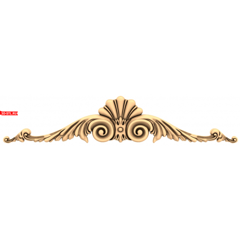 Classic Wave Decor - 3D CNC model