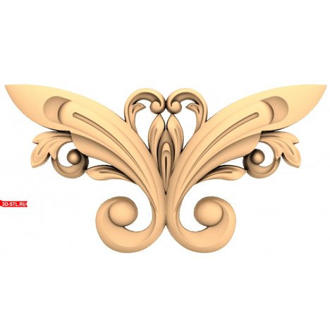 Nature Inspired Decor - 3D STL model for CNC