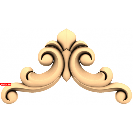 Stained Glass Fantasy - 3D STL model for milling