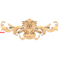 Elegant baroque ornamentation